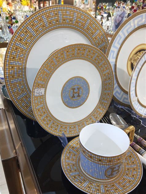 hermes dishes set|hermes plate collection.